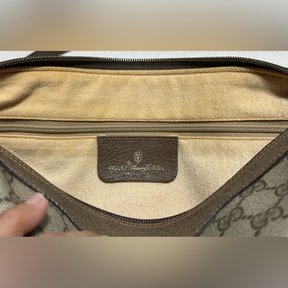 Gucci Vintage Supreme Web Sherry Line shoulder/crossbody bag - Picture 14 of 16